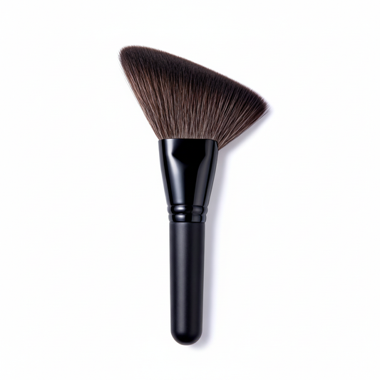Pro Angled Fan Brush – white background studio shot