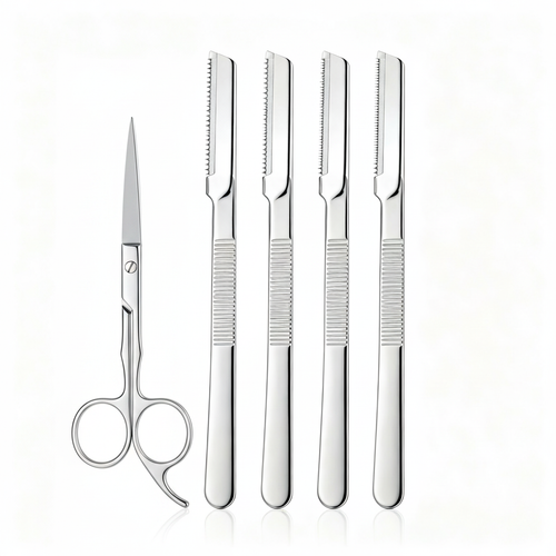 5-piece brow set – white background studio shot