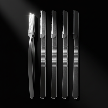 5-piece brow set – dramatic black editorial