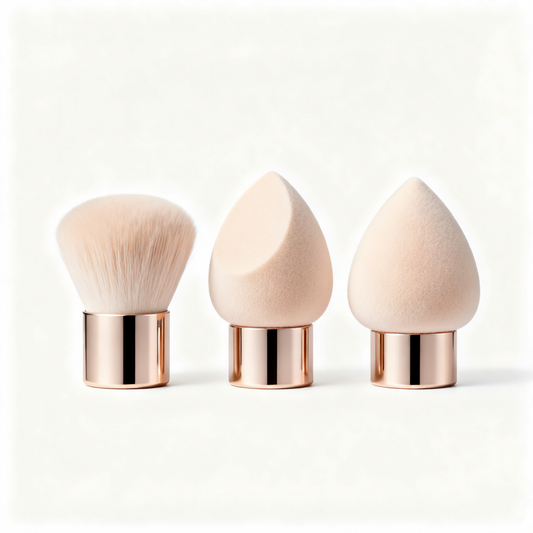 3-piece rose gold set – white background studio shot