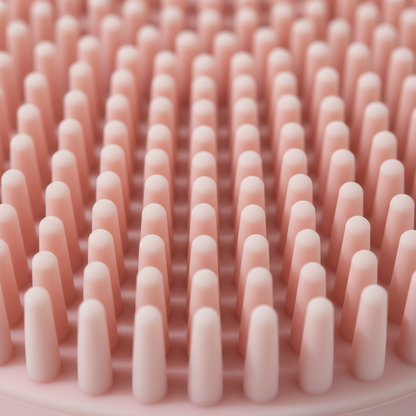 Silicone bristle tips – extreme macro close-up detail