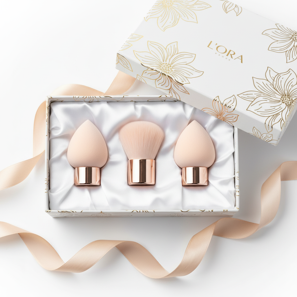 Rose gold set – luxury gift box packaging